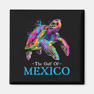 Sea Turtle The Gulf Of Mexico Forever El Golfo De  Magnet