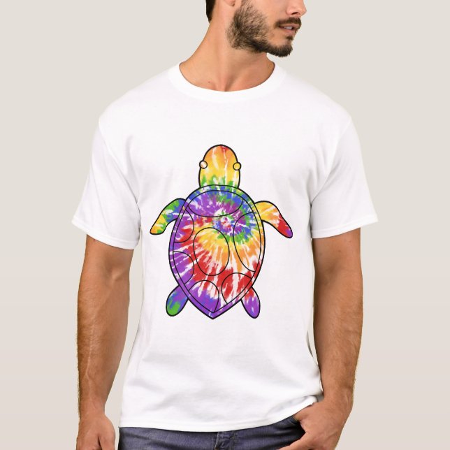 Sea Turtle tie dye T-Shirt (Front)