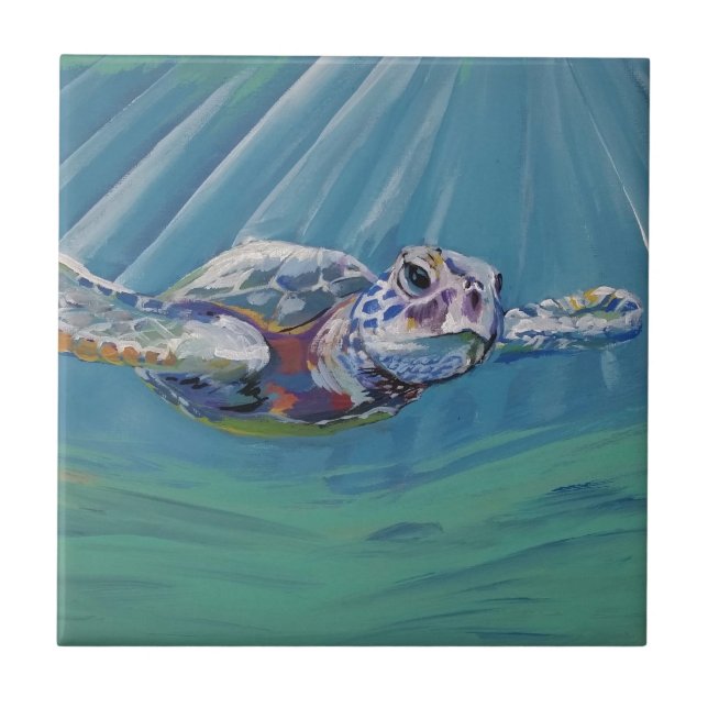 Sea turtle tile (Front)