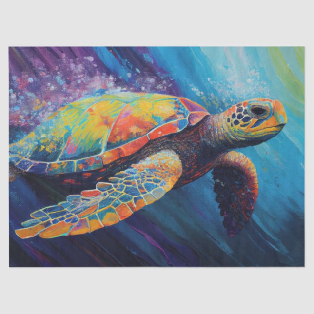 Sea Turtle Tissue Paper (Front)