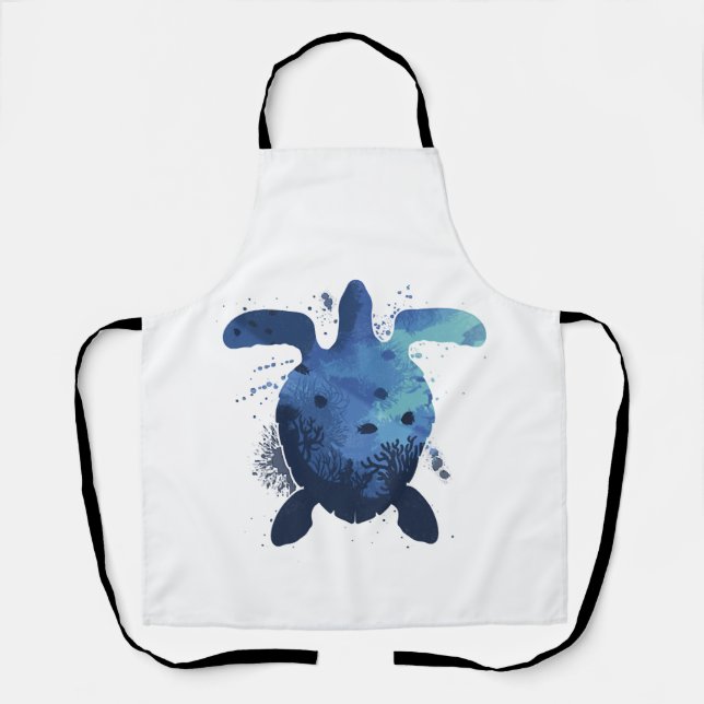 Sea Turtle Tortoise Apron (Front)