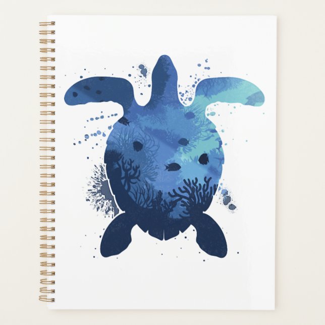 Sea Turtle Tortoise Copy - Copy Planner (Front)