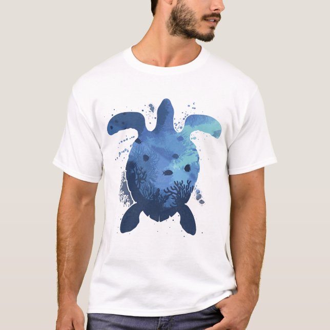 Sea Turtle Tortoise Copy - Copy T-Shirt (Front)