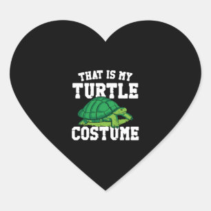 Sea Turtle Tortoise Halloween That Heart Sticker
