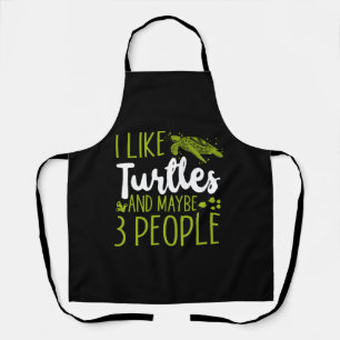 Sea Turtle Tortoise I Like Turtles Apron