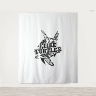 Sea Turtle Tortoise I Like Turtles     Tapestry