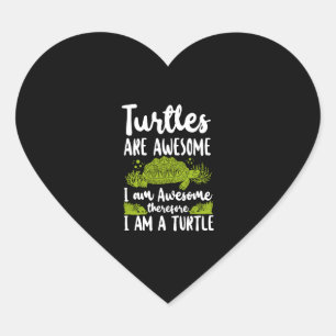 Sea Turtle Tortoise Turtles Are Heart Sticker