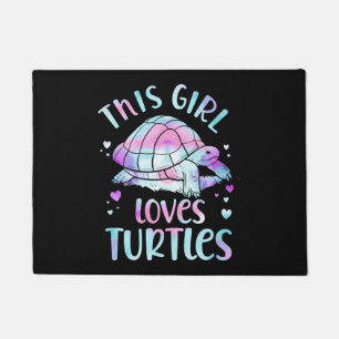 Sea Turtle Tortoise Watercolor Doormat