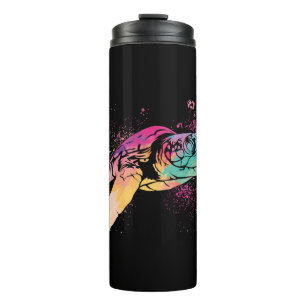 Sea Turtle Tortoise Watercolor Thermal Tumbler