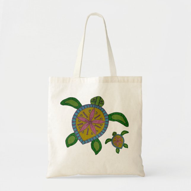 Sea Turtle Tote Bag (Front)