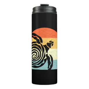 Sea Turtle Tribal Throwback Vacation Thermal Tumbler