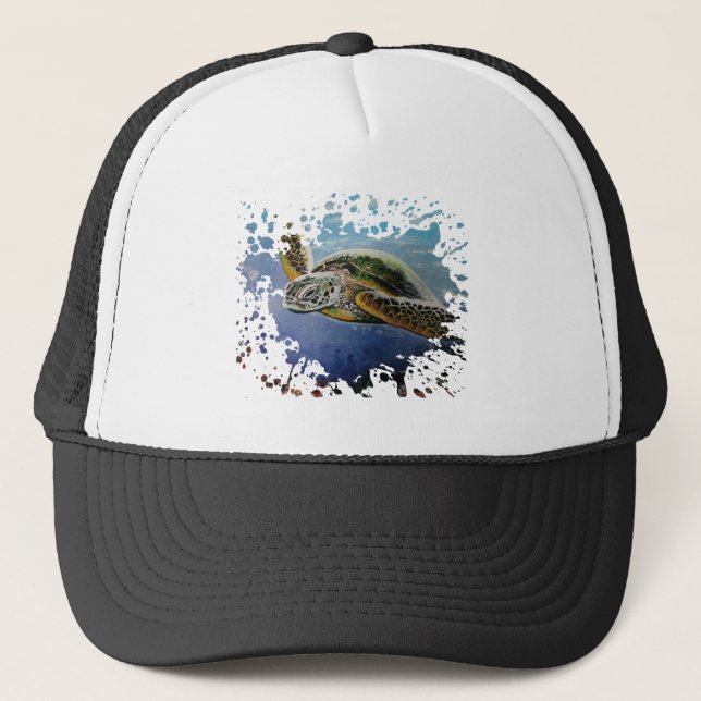 Sea Turtle Trucker Hat (Front)