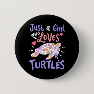 Sea Turtle Turtle Lover 6 Cm Round Badge