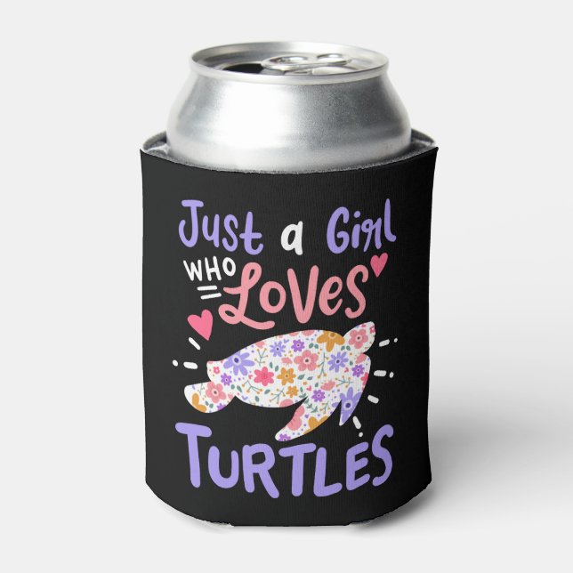 Sea Turtle Turtle Lover Can Cooler (Can Front)
