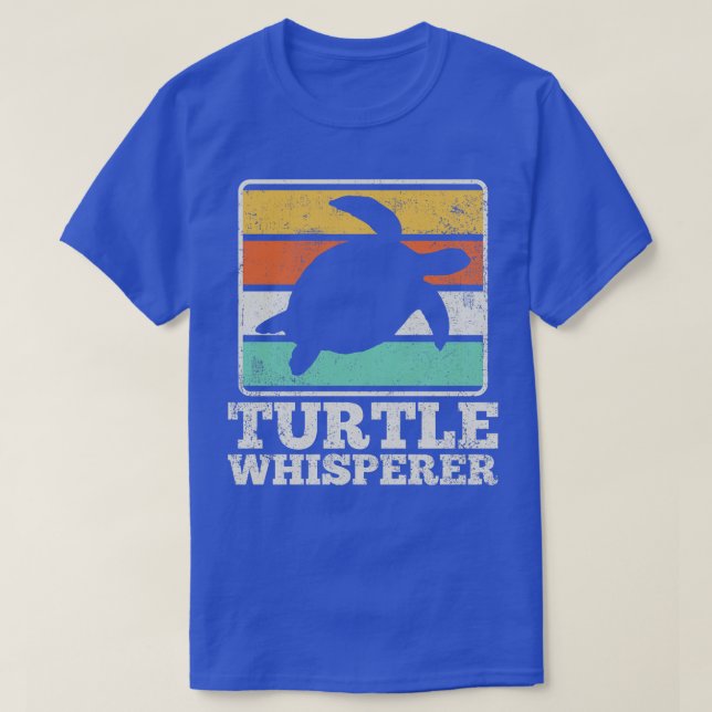 Sea Turtle Turtle Whisperer T-Shirt (Design Front)