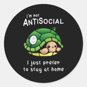 Sea Turtle Turtles Sealife Ocean Animal Gift Idea Classic Round Sticker