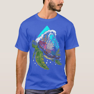 Sea Turtle Vacation Ocean Island Travel Hawaii Tri T-Shirt