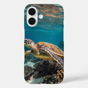 Sea Turtle Voyage iPhone 16 Case