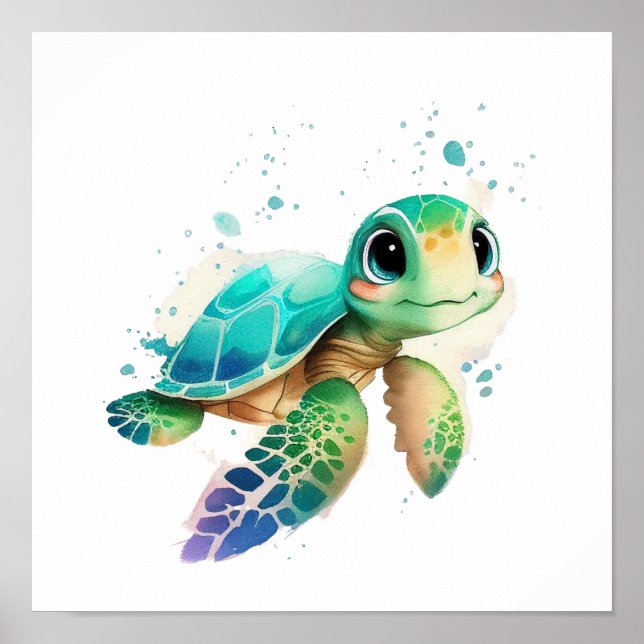 Sea Turtle Wall Art (Front)