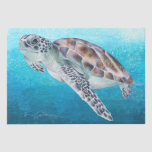 Sea Turtle Watercolor Tissue Paper