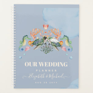 Sea Turtle Wedding Featuring Bride and Groom Planner