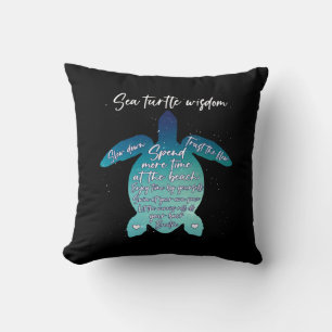 Sea Turtle Wisdom Sea Turtle Love Cushion