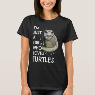 Sea Turtle Women Outfit Just A Girl Who Loves Turt T-Shirt