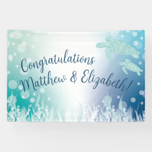 Sea Turtles Baby Shower Under the Sea Banner
