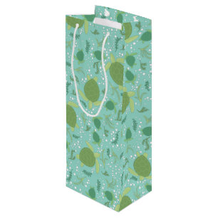 Sea Turtles Baby Shower Under the Sea Wine Gift Bag
