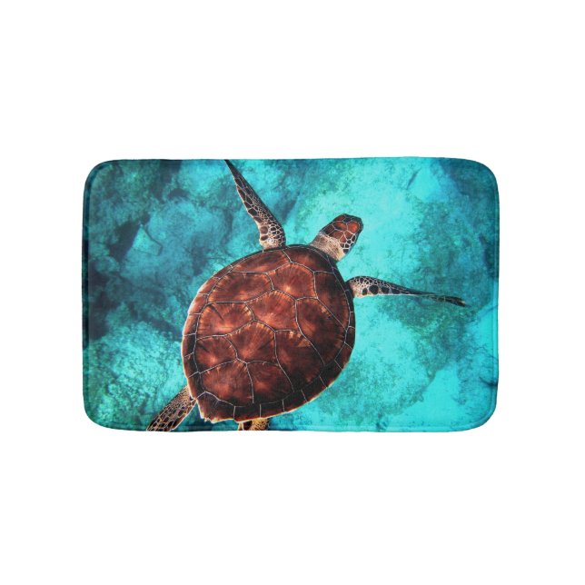 Sea Turtles Bath Mat (Front)