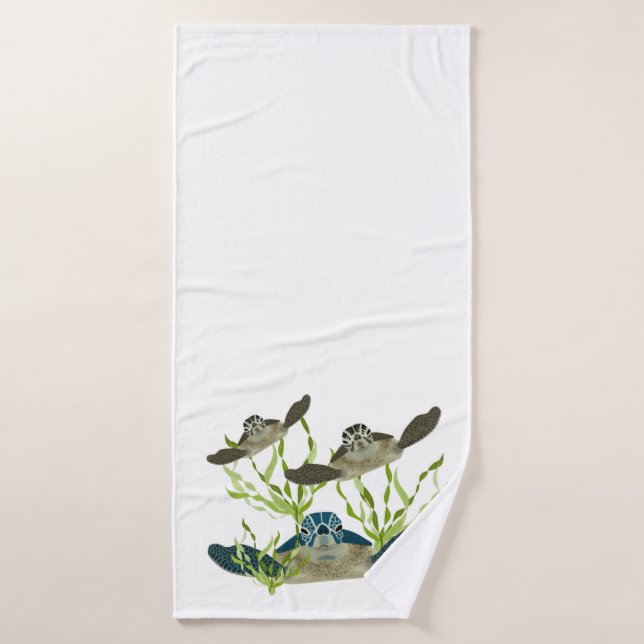 Sea Turtles Bath Towel (Bath Towel)