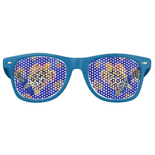 Sea Turtles Batik African Art Retro Sunglasses