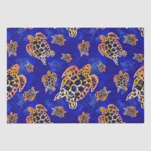 Sea Turtles Batik African Art Tissue Paper