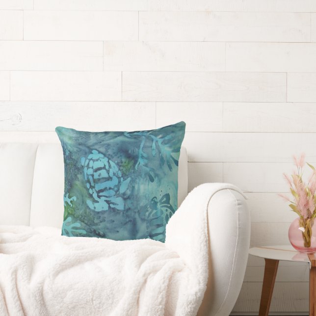 Sea Turtles Batik Cushion (Couch)