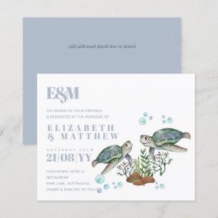 Sea Turtles Beach Wedding