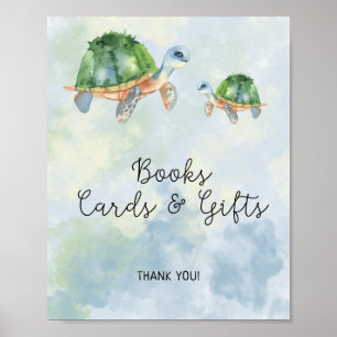 Sea turtles - Books cards and gifts Poster
