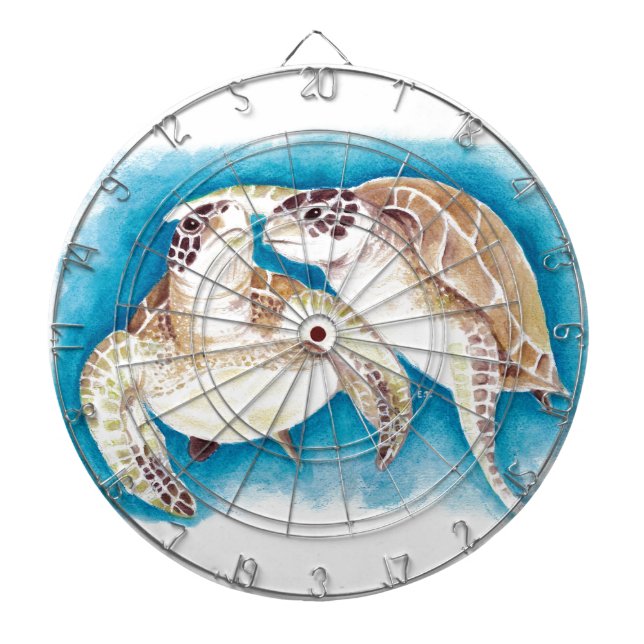 Sea Turtles Dartboard (Front)