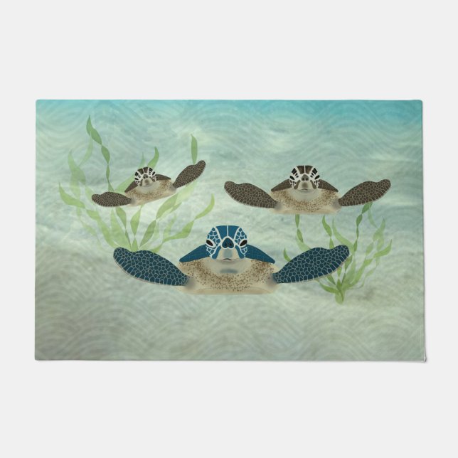 Sea Turtles Doormat (Front)