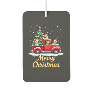 Sea Turtles Driving Christmas Tree Truck Turtle Ch Car Air Freshener