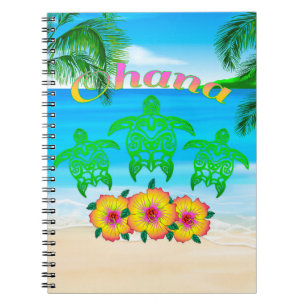 Sea Turtles Hawaiian Honu Notebook