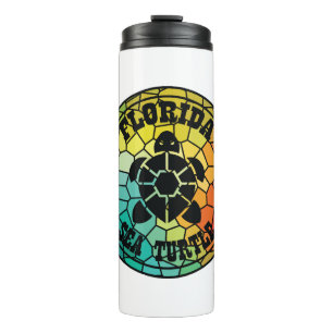 Sea turtles in florida state thermal tumbler