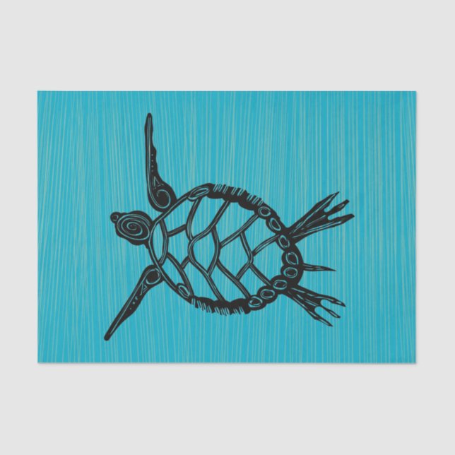 Sea Turtles in the Reeds Tissue Paper (Front)