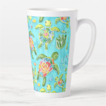Sea Turtles Latte Mug