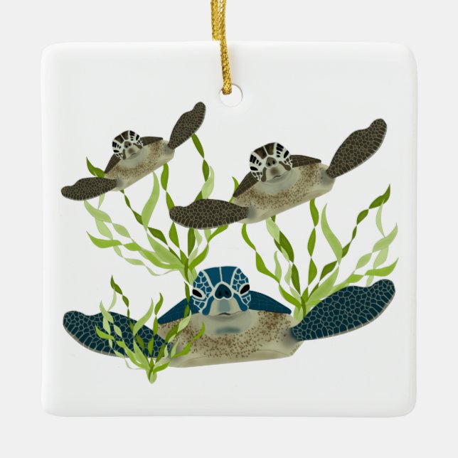 Sea Turtles Ornaments (Front)