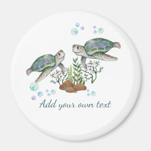SEA TURTLES Personalised Magnet