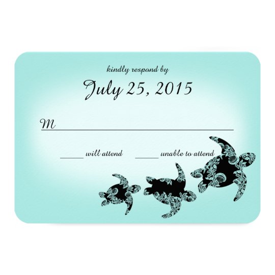 Sea Turtles Response Card