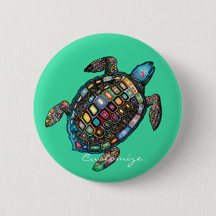 Sea Turtles Thunder_Cove 6 Cm Round Badge