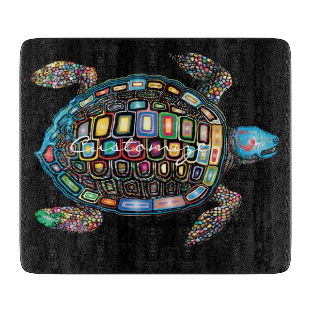 Sea Turtles Thunder_Cove Cutting Board (Front)