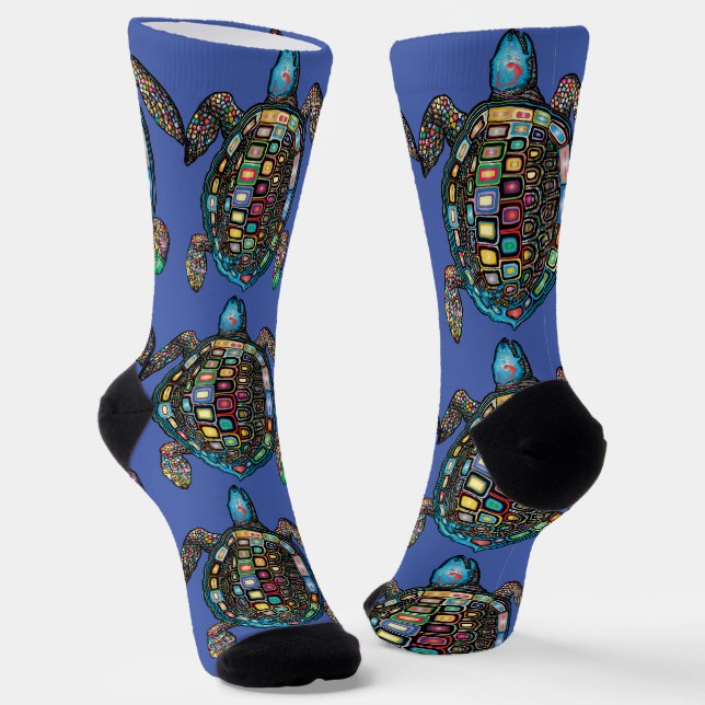 Sea Turtles Thunder_Cove Socks (Angled)