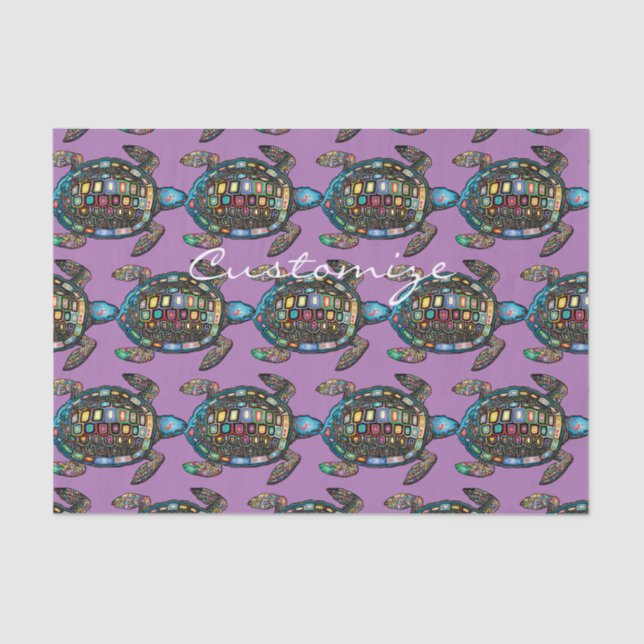 Sea Turtles Thunder_Cove Tissue Paper (Front)